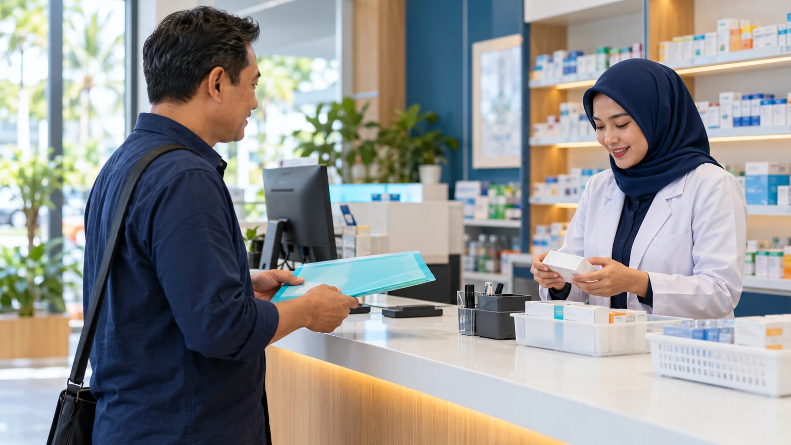Cara mengambil obat Program Rujuk Balik di apotek dengan checklist proses