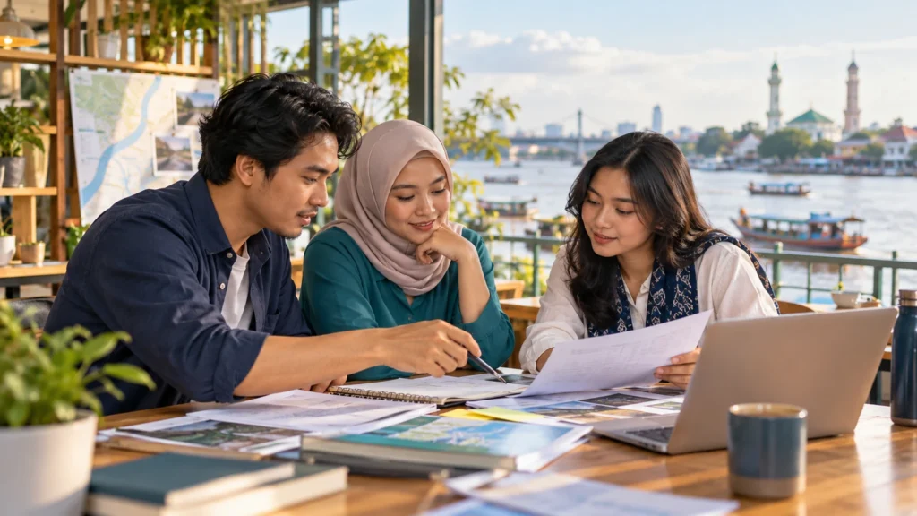 Ilustrasi tim editorial Apotek BPJS Banjarmasin meneliti sumber informasi